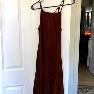 Long brown brown dress